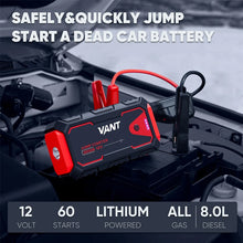 Load image into Gallery viewer, ავტომობილის სტარტერი ფოვერბანკის ფუნქციით Vant 30811