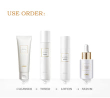Load image into Gallery viewer, კორეული სახის მოვლის ნაკრები: სერუმი, გამწმენდი, ლოსიონი, ტონერი