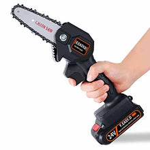 Load image into Gallery viewer, აკუმულატორული მინი ჯაჭვური ხერხი Mini Electric Chainsaw