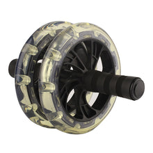 Load image into Gallery viewer, ფიტნეს სავარჯიშო ბორბალი AB Roller Wheel Black