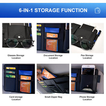 Load image into Gallery viewer, ბარათების სათვალის და აქსესუარების მრავალჯიბიანი შესანახი 6-1 ში OEM
