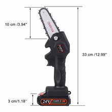 Load image into Gallery viewer, აკუმულატორული მინი ჯაჭვური ხერხი Mini Electric Chainsaw