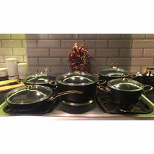 Load image into Gallery viewer, გრანიტის ქვაბების ნაკრები BM Granite Cookware 10PCS Set