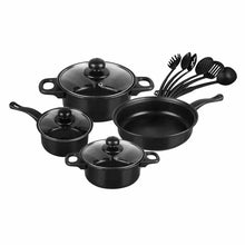 Load image into Gallery viewer, თუჯის ქვაბების და ჩამჩების 13 ცალიანი ნაკრები