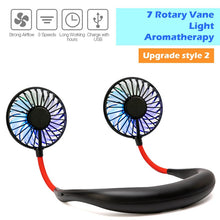 Load image into Gallery viewer, კისერზე ჩამოსაკიდი უკაბელო ვინტილატორი OEM