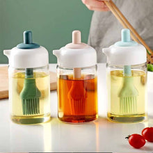 Load image into Gallery viewer, ზეთის დისპენსერი ჯაგრისით 2-1 ში Condiment Jar