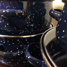 Load image into Gallery viewer, ემალის ქვაბების ნაკრები RUIBEITU 5PCS Blue