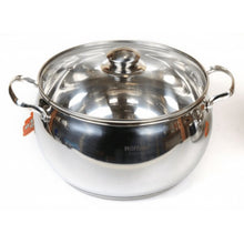 Load image into Gallery viewer, უჟანგავი ფოლადი ქვაბების ნაკრები HOFNNER HF-8PCS-Elegance