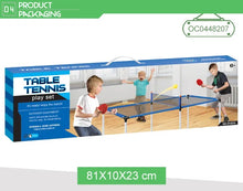 Load image into Gallery viewer, საბავშვო ასაწყობი ტენისის მაგიდის ნაკრები 2 ჩოგანთან და ბურთთან ერთად
