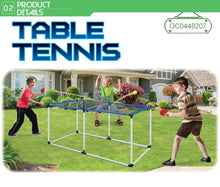 Load image into Gallery viewer, საბავშვო ასაწყობი ტენისის მაგიდის ნაკრები 2 ჩოგანთან და ბურთთან ერთად
